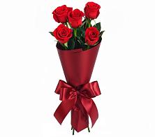 Букет 5 Красных роз Эдлесс Лав в Алачково
