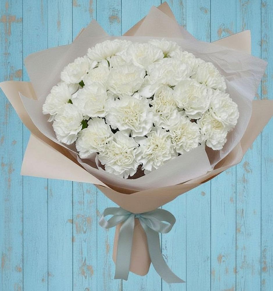 Букет цветов из: Гвоздики в Алачково