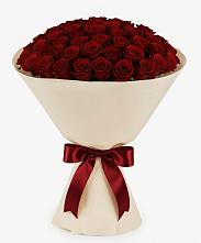 Букет 101 Бордовая роза Блэк Бакарра в Алачково