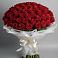 Букет 101 Красная роза Блэк Мэджик в Алачково