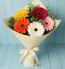 Букет цветов из:  Герберы в Алачково