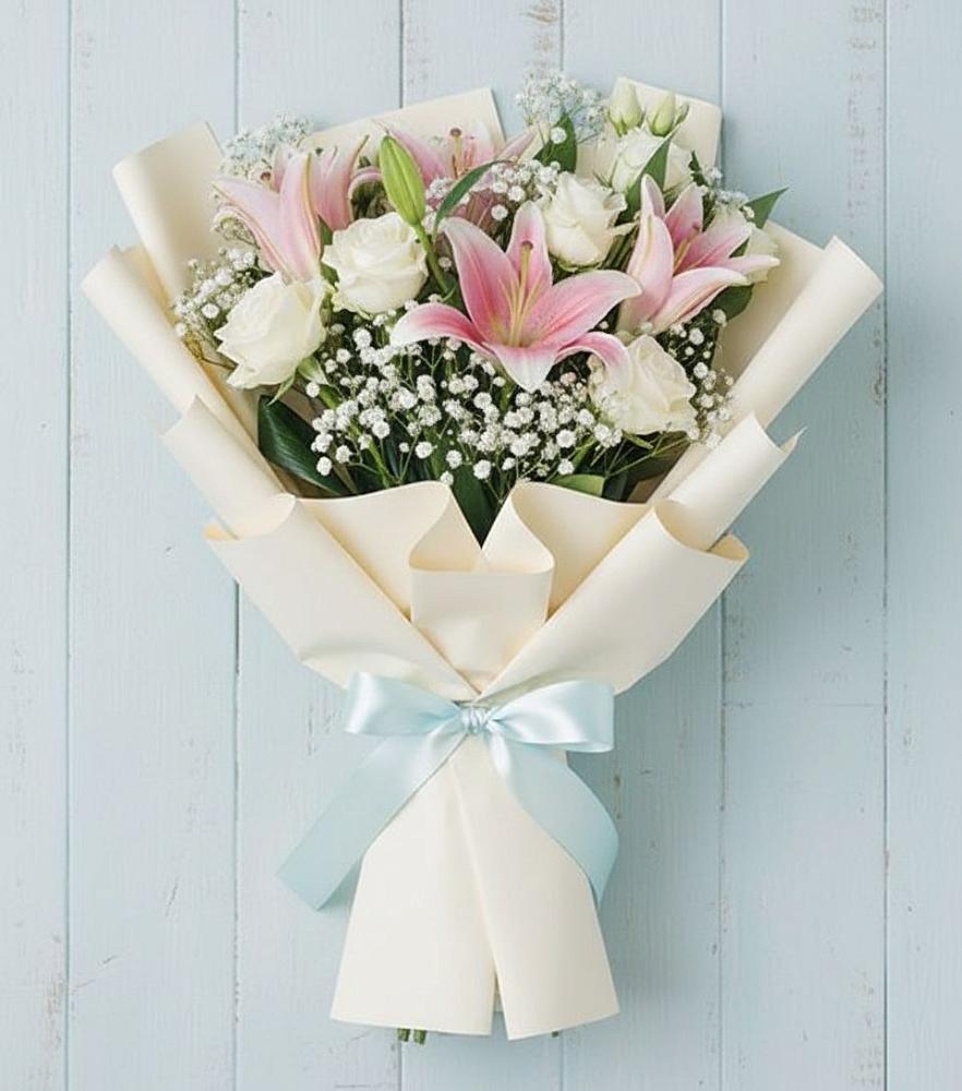 Букет цветов из: Лилии в Алачково