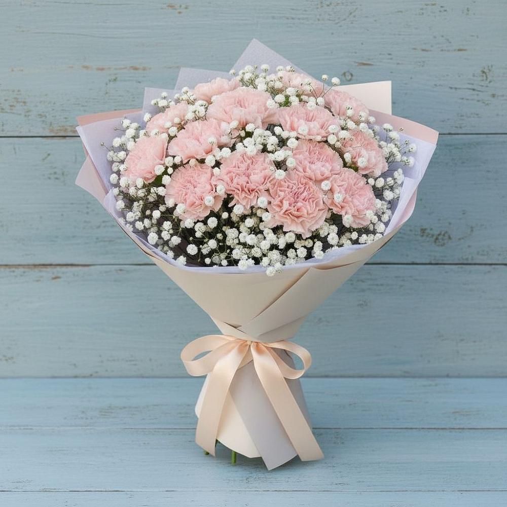 Букет цветов из: Гвоздики в Алачково