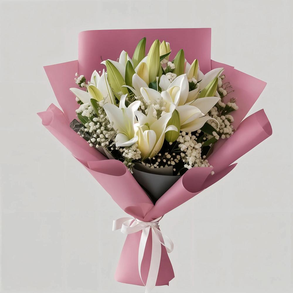 Букет цветов из: Лилии в Алачково