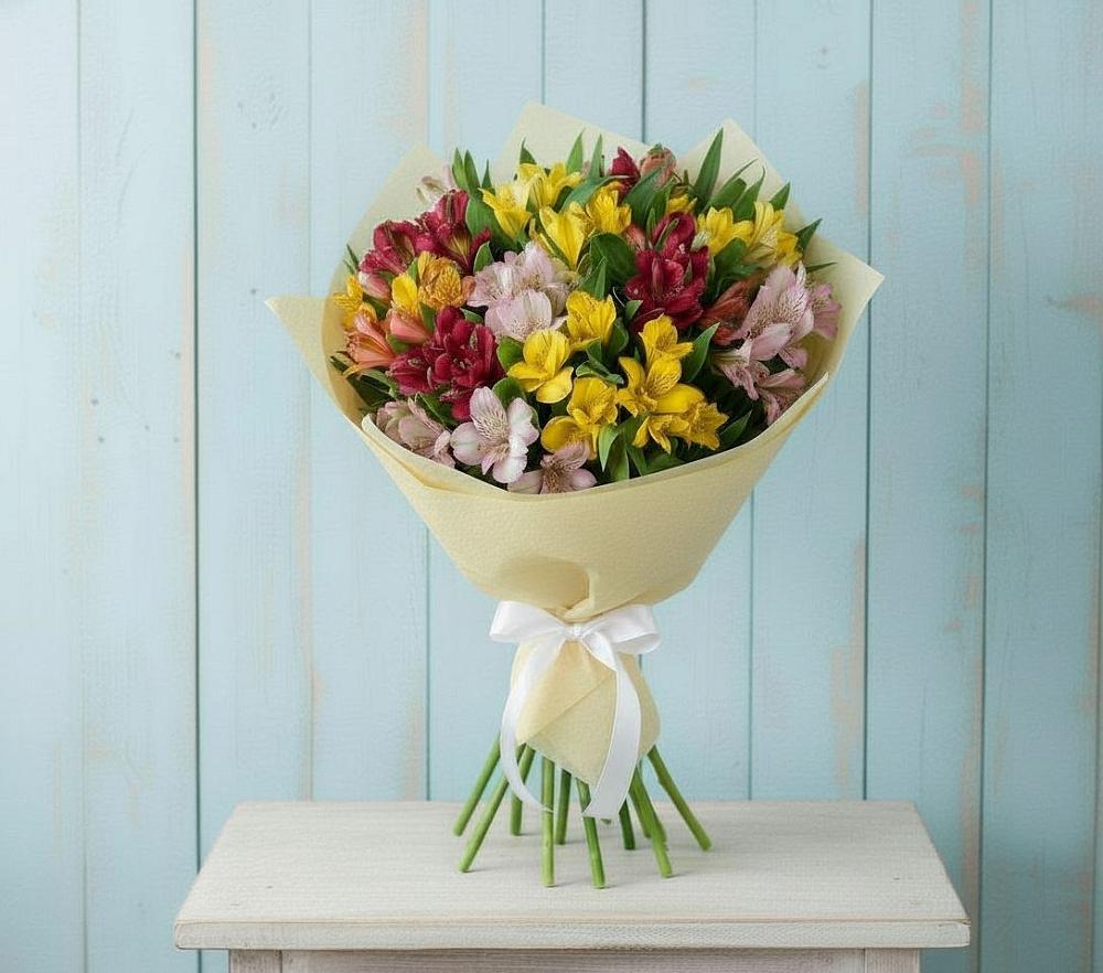 Букет цветов из: Альстромерии в Алачково