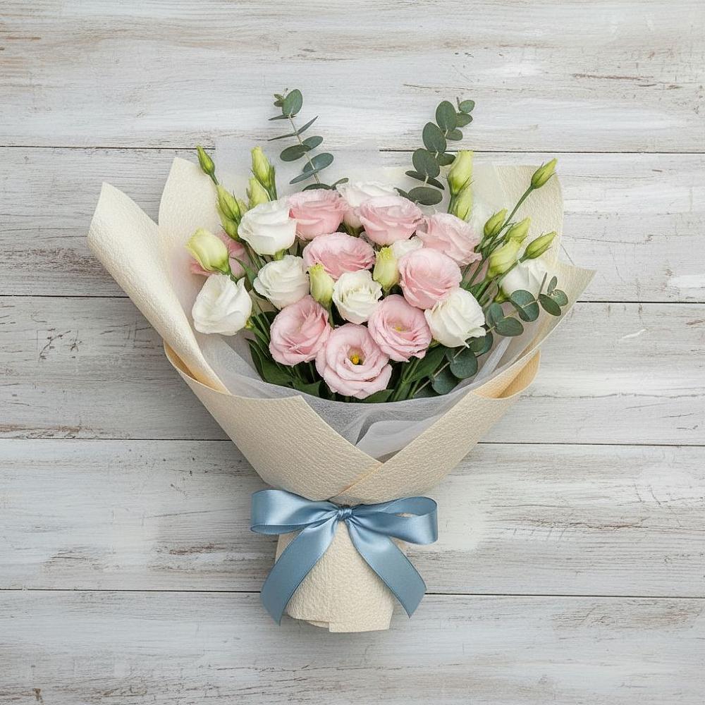 Букет цветов из: Лизиантусы в Алачково